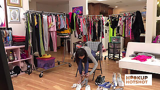 Bts - Alexis Tae Slips Into a Sexy Outfit and Stuns the Camera!