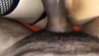 Amateur GF in Thong Doggy-Style Cumshot