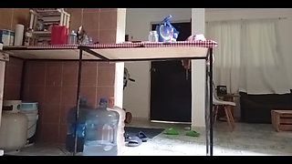 Karmica MILF BBW Chubby Mexican in the Kitchen