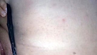 cheating housewife, she is almost caught in bed having sex