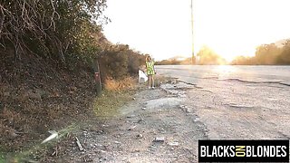 Doggystyle clip with crazy Isiah Maxwell and Aliya Brynn from Blacks On Blondes