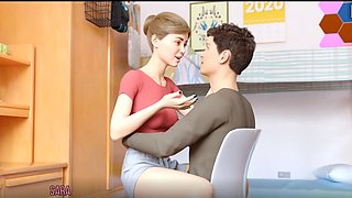 Lust academy, house chores, visual novel