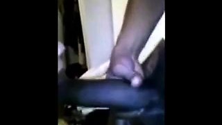 Amateur Asian Girl Gives Blowjob to a Black Guy