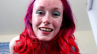 My Boyfriend and I Use Your Mouth Strap-on, Cock Sucking Training