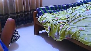 Arabian Hot woman fucked Hindu maid Guy while He was cleaning Her Room - Cowgirl Riding On Work Guy's Big Cock