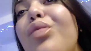 Cute BBW Babe Flashing On Webcam Show: Big Tits, Amateur  Big Ass Porn