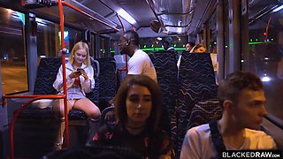 BLACKEDRAW Pretty Blonde Emily Fucked In BBC Threesome by Blacked Raw: Porn