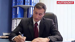 LETSDOEIT - Hot Secretary Babes Drilled Wild In The Boss s Office by Bums Buero: Porn