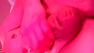 RaccoonThumb masturbation with anal dildo and uncut thick cock sleeve