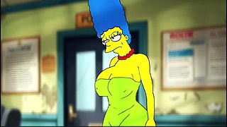Police Sex Story. Married Housewife Fucks with Sheriff for Her Husband. a Cartoon Parody. Animation. Comic. Parody Simpson
