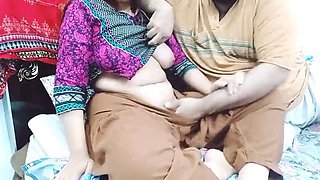 Desi stepdaughter punished by stepdad with clear audio