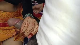 Desi Indian Bhabhi Hot Romantic Fuck with Husband's Boss - Close Up Cowgirl & Moaning