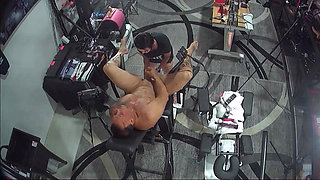 Strap on Stories - Daily Pegging Day 101 Overhead View - Fuck His Butt with Toys & a Lollipop