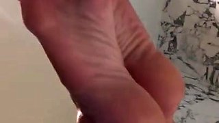Beautiful Brunette Foot Fetish