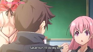 Busty Witch Masturbates Her Big Tits and Ass - Hentai NTR Fantasy