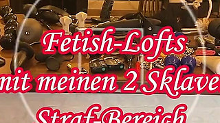 Hot Fetish Session with Dominant Babes and Submissive Stud