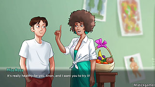 Summertime saga I fucked my stepsister as she was naked in her room
