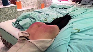 Blonde amateur fetish slut sucks on dick