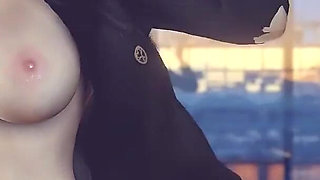 This Girl with Big Video Is Dedicated to the Elite of the Workplace.
