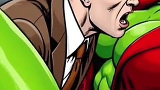 Horny Muscular MILF Dominatrix Fucks in the Car