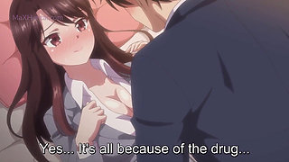 The Perv Boss and the Busty Secretary's Secret Affair (Hentai) Eng Sub