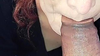 Good Wife Behaves Well by Sucking and Swallowing Semen