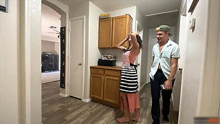 Horny Couple Sneaks Away During Family Thanksgiving