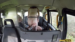 Extreme Threesome Passion in Wild Taxi Ride