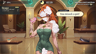 Busty 18yo Redhead Teen with a Big Ass Gives Blowjob to Big Cock and Gets a Huge Facial Cumshot - Hotel Tales (steam Game)