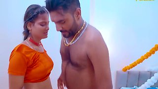 Hindi Sex In Slim Sexy Lady Enjoyed Her First Suhagrat Night And Fucked Hard