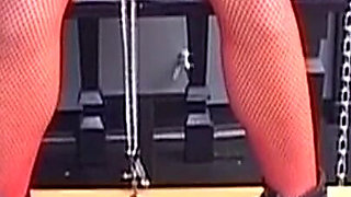 Mature Brunette MILF Bound for Nipple Clamp Play