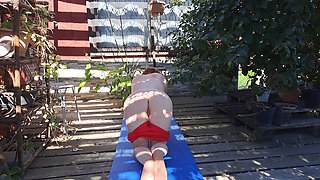 Amateur Outdoor Tease & Hot Dripping On The Lens POV