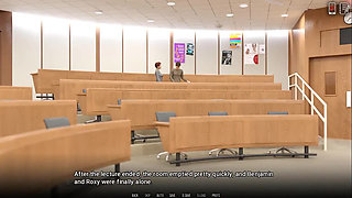 University of problems: blowjob and cumshot in college class room ep 26