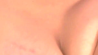 Biting My Huge Natural Tits