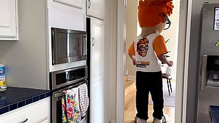 Freya Von Doom, Wall Slut Gets Facial from PornDude