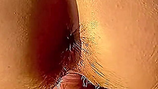 Queefing Hairy Pussy, Farting and Making Sounds When Fucked by a Big Cock. Pussy Fart.