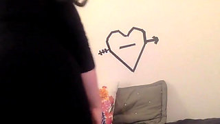 Curvy BBW Poses in Pantyhose