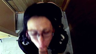 Beauty Amateur Redhead Teen make Perfect Blowjob