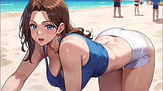 Volleyball Girls Beach Sex Party