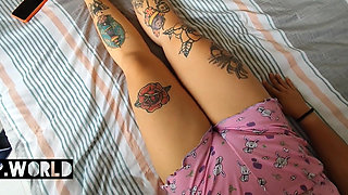 New tattoo chubby beautiful girlfriend