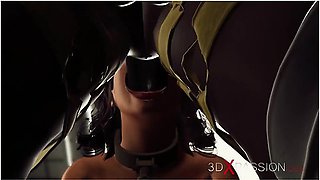 A horny busty girl takes a massive black cock deep and cums hard inside