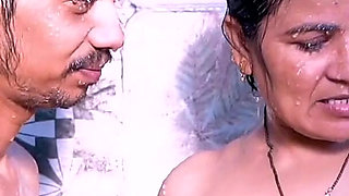 Horny Couple Fucking in Bathroom