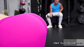 Its Hard Not To Stare When The Bodacious Suki Sin Works Out In The Public Gym