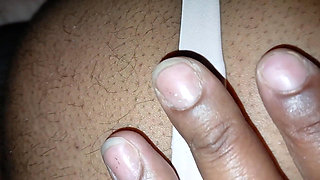 Black Slut Fucked by Big Cock Tattooed Curved Penis