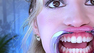 Teeth Fetish Extreme Close-up Dental Examination
