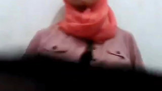 Horny Hijab After Work After Not Fucking for a Long Time