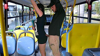Student Humped and Fucked Inside the Bus in Public!