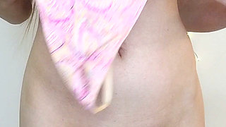 Trying 10 Pairs of Panties in Jy Naked White Ass