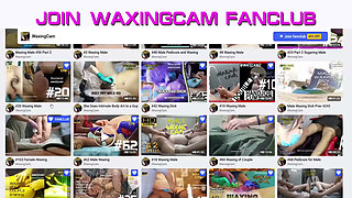 #205(1) Male Waxing. Guy's Ass.