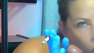 Gloves and Smoking Fetish